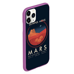 Чехол iPhone 11 Pro матовый Mars Adventure Camp, цвет: 3D-фиолетовый — фото 2