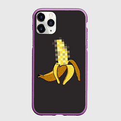 Чехол iPhone 11 Pro матовый XXX Banana, цвет: 3D-фиолетовый