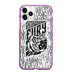 Чехол iPhone 11 Pro матовый Fury Tiger