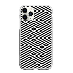 Чехол iPhone 11 Pro матовый Optical illusion