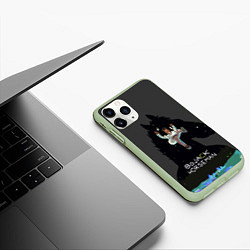 Чехол iPhone 11 Pro матовый Bojack Horseman, цвет: 3D-салатовый — фото 2