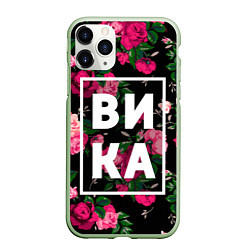 Чехол iPhone 11 Pro матовый Вика