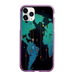 Чехол iPhone 11 Pro матовый Digital world