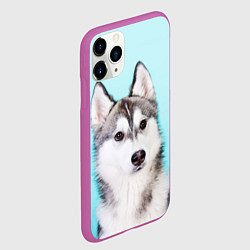 Чехол iPhone 11 Pro матовый Blue, цвет: 3D-фиолетовый — фото 2