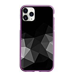 Чехол iPhone 11 Pro матовый Abstract gray