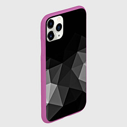Чехол iPhone 11 Pro матовый Abstract gray, цвет: 3D-фиолетовый — фото 2