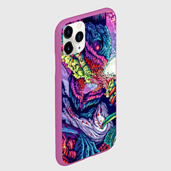 Чехол iPhone 11 Pro матовый Hyper Beast Style, цвет: 3D-фиолетовый — фото 2
