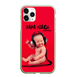 Чехол iPhone 11 Pro матовый Paparoach: Music Kid