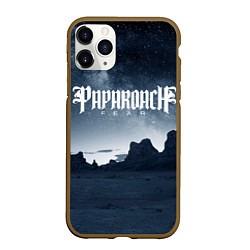 Чехол iPhone 11 Pro матовый Paparoach: Fear