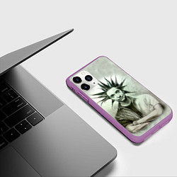 Чехол iPhone 11 Pro матовый Король и Шут, цвет: 3D-фиолетовый — фото 2
