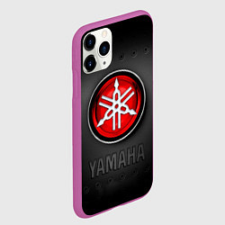 Чехол iPhone 11 Pro матовый Yamaha, цвет: 3D-фиолетовый — фото 2