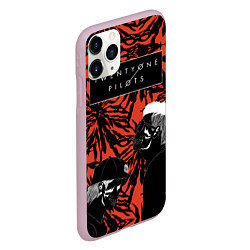 Чехол iPhone 11 Pro матовый Twenty One Pilots, цвет: 3D-розовый — фото 2