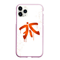 Чехол iPhone 11 Pro матовый Fnatic: White collection, цвет: 3D-розовый