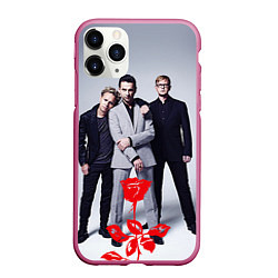 Чехол iPhone 11 Pro матовый Depeche Mode: Red Flower