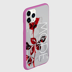 Чехол iPhone 11 Pro матовый Depeche Mode: Red Rose, цвет: 3D-фиолетовый — фото 2