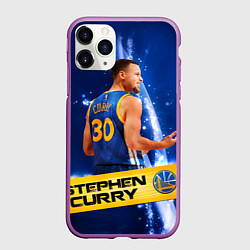 Чехол iPhone 11 Pro матовый Golden State Warriors 8