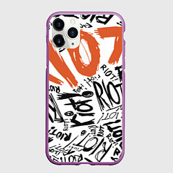 Чехол iPhone 11 Pro матовый Paramore: Riot
