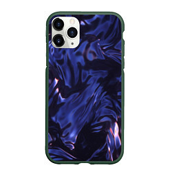 Чехол iPhone 11 Pro матовый Нефть, цвет: 3D-темно-зеленый