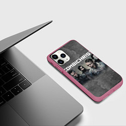 Чехол iPhone 11 Pro матовый Combichrist, цвет: 3D-малиновый — фото 2