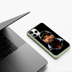 Чехол iPhone 11 Pro матовый Ice Cube, цвет: 3D-салатовый — фото 2