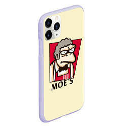 Чехол iPhone 11 Pro матовый Moe's KFC, цвет: 3D-светло-сиреневый — фото 2