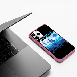 Чехол iPhone 11 Pro матовый No Game No Life, цвет: 3D-малиновый — фото 2