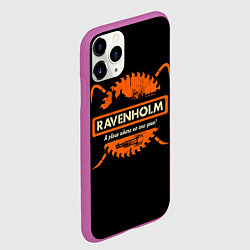 Чехол iPhone 11 Pro матовый Ravenholm, цвет: 3D-фиолетовый — фото 2