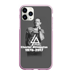 Чехол iPhone 11 Pro матовый Память о Беннингтоне, цвет: 3D-розовый