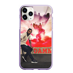 Чехол iPhone 11 Pro матовый Kendrick DAMN, цвет: 3D-светло-сиреневый