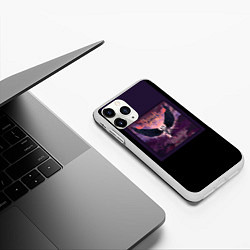 Чехол iPhone 11 Pro матовый Dethklok: Angel, цвет: 3D-белый — фото 2