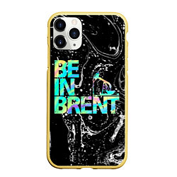 Чехол iPhone 11 Pro матовый Be in brent, цвет: 3D-желтый