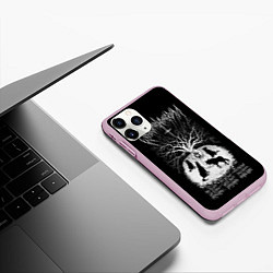 Чехол iPhone 11 Pro матовый Wolves in the Throne Room, цвет: 3D-розовый — фото 2