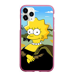 Чехол iPhone 11 Pro матовый Mona Liza