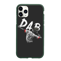 Чехол iPhone 11 Pro матовый Paul Pogba: Dab, цвет: 3D-темно-зеленый