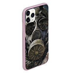 Чехол iPhone 11 Pro матовый STALKER: Mask, цвет: 3D-розовый — фото 2