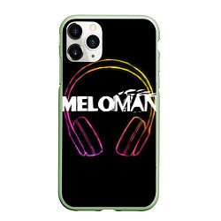 Чехол iPhone 11 Pro матовый Meloman, цвет: 3D-салатовый