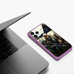 Чехол iPhone 11 Pro матовый STALKER: Radioactive, цвет: 3D-фиолетовый — фото 2