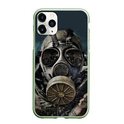 Чехол iPhone 11 Pro матовый STALKER: Mask, цвет: 3D-салатовый