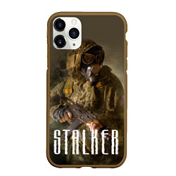 Чехол iPhone 11 Pro матовый STALKER: Warrior, цвет: 3D-коричневый