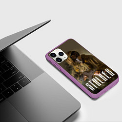 Чехол iPhone 11 Pro матовый STALKER: Warrior, цвет: 3D-фиолетовый — фото 2