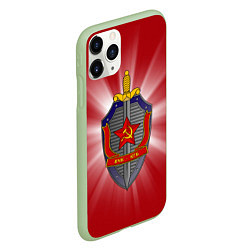 Чехол iPhone 11 Pro матовый КГБ, цвет: 3D-салатовый — фото 2
