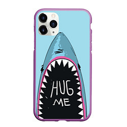 Чехол iPhone 11 Pro матовый Shark: Hug me