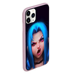 Чехол iPhone 11 Pro матовый Jinx, цвет: 3D-розовый — фото 2