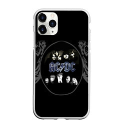 Чехол iPhone 11 Pro матовый Группа ACDC, цвет: 3D-белый