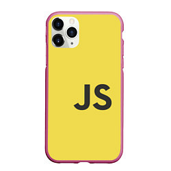 Чехол iPhone 11 Pro матовый JavaScript, цвет: 3D-малиновый