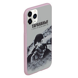 Чехол iPhone 11 Pro матовый Тараканы: страх и ненависть, цвет: 3D-розовый — фото 2