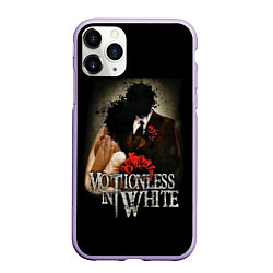 Чехол iPhone 11 Pro матовый Motionless in White: Love, цвет: 3D-светло-сиреневый