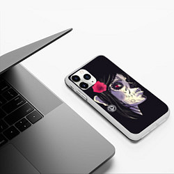 Чехол iPhone 11 Pro матовый Dia de Muertos, цвет: 3D-белый — фото 2