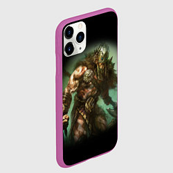 Чехол iPhone 11 Pro матовый Magic: The Gathering, цвет: 3D-фиолетовый — фото 2