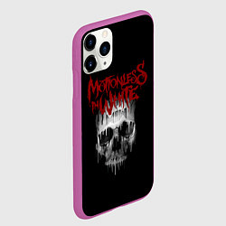 Чехол iPhone 11 Pro матовый MIW Skull, цвет: 3D-фиолетовый — фото 2
